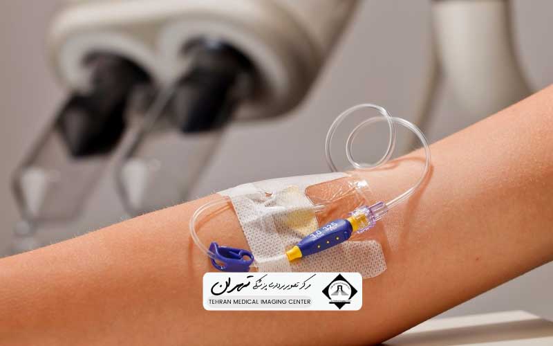 آمادگی سی تی اسکن با تزریق